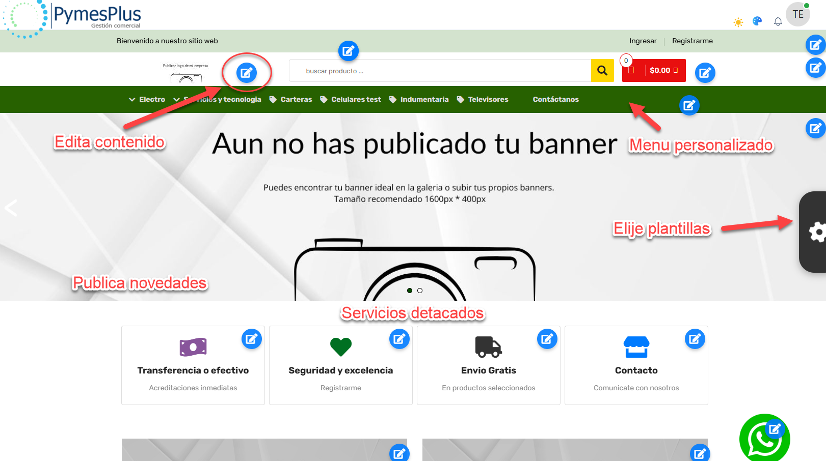 Mi nuevo sitio web