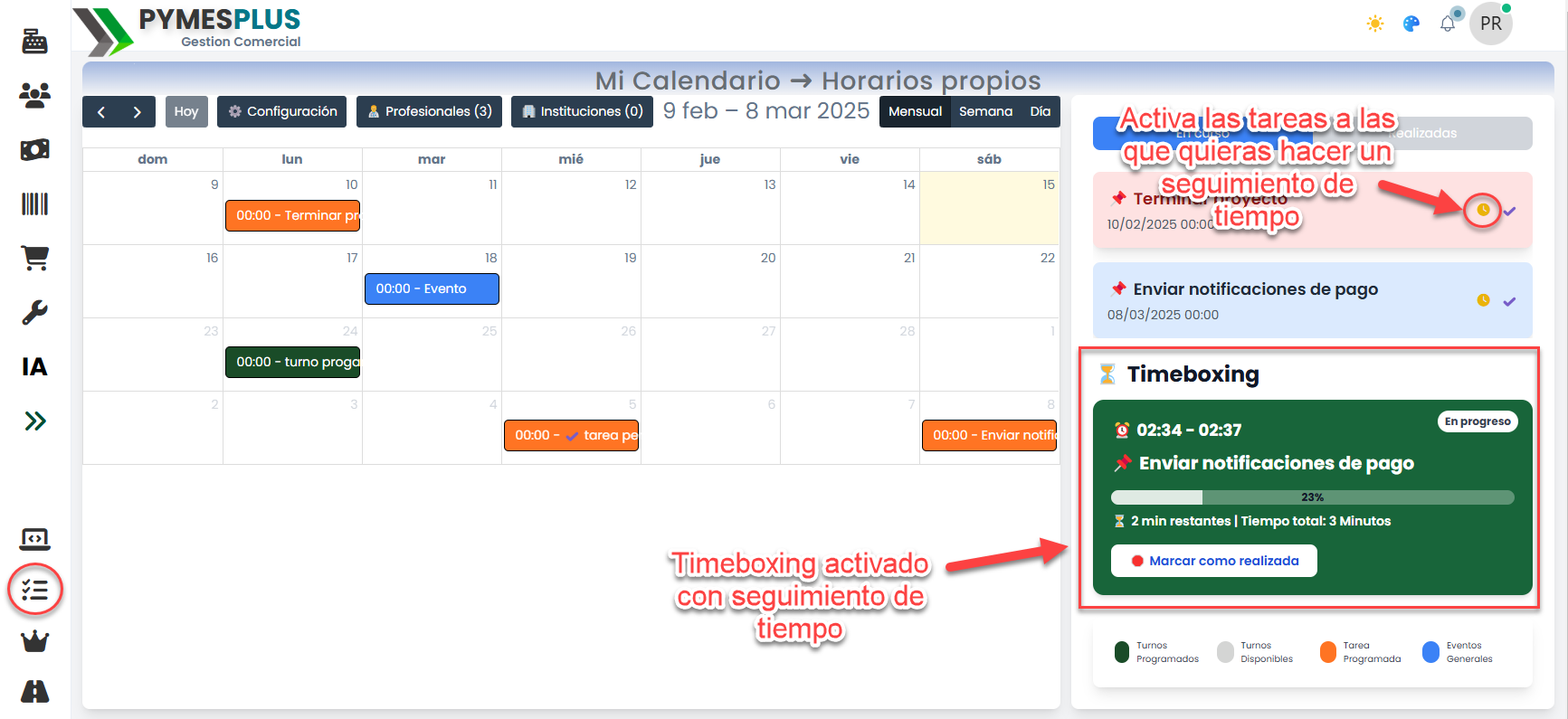 Herramientas de TimeBoxing