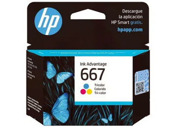 CARTUCHO HP 667 ORIGINAL NEGRO 2ML 1275 2375 2376 2775 2776 6475 6476