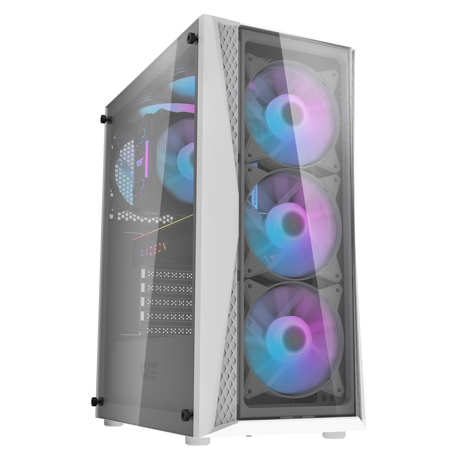 Gabinete Gamer Darkflash DK352 Plus - Blanco (4FANS ARGB)